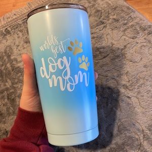 *SOLD* NWOT 20 oz Dog Mom Tumbler